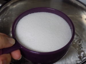 Scant cup of sugar
